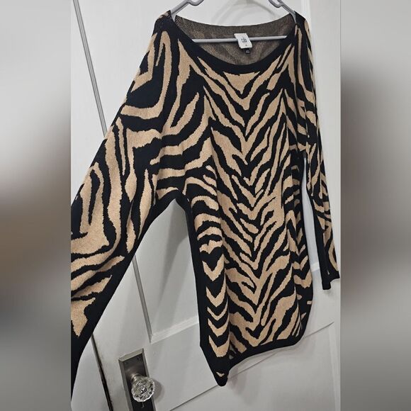 Cabi Dani pullover animal print sweater sz xs - Picture 3 of 5